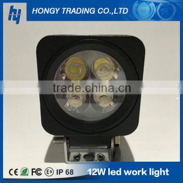 12w led work light wholesale work light led 10V- 30V 6500k IP67 led work light bar