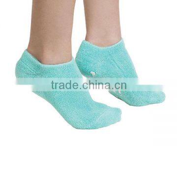 best quality multi color cotton gel socks