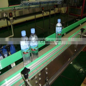 Bottle conveyor system for bottled water filling production line