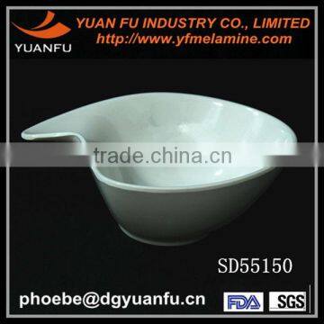 White melamine chinese sauce bowls