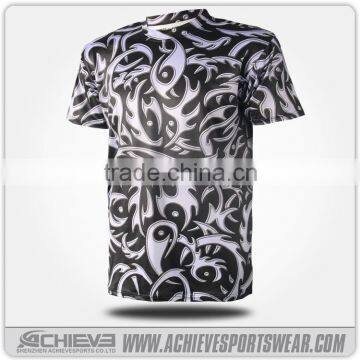 custom made 100% polyester v-neck t-shirt, boys printed t shirts