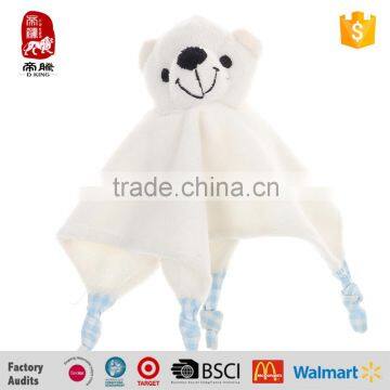 Hot Sell Promotion Wholesale 100% Cotton Soft Kids Baby Bib With Bear