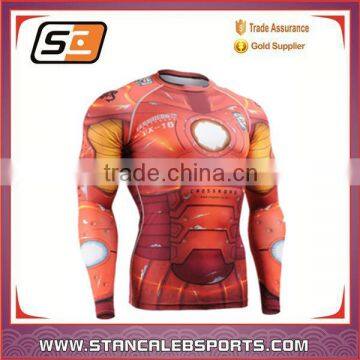 Stan Caleb Gym and fitness training top garments dri fit Long sleeve compression shirts