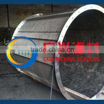 high quality wedge wire Rotary Drum Screen ID1800mm from China manufacturer