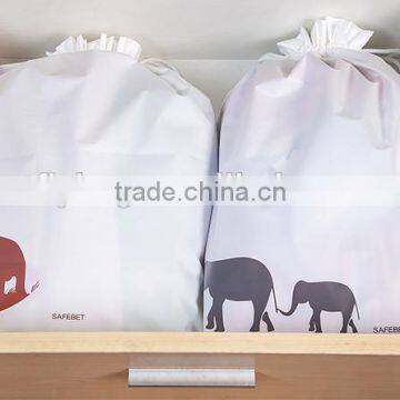 Promotional Logo Printed Cheap Polyester Drawstring Bag,waterproof Packaging Bags photo-6