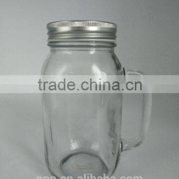 mason jar glass water bottle/fancy water glass bottle