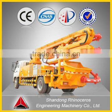 concrete pump truck/mounted concrete pump for sale in China in asia