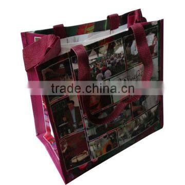 Laminated non woven bag,non woven six bottle wine bag