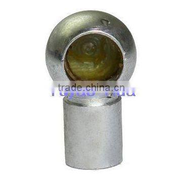 15-15mm chrome plated metal Ball Socket M6 with safety clip for Gas spring