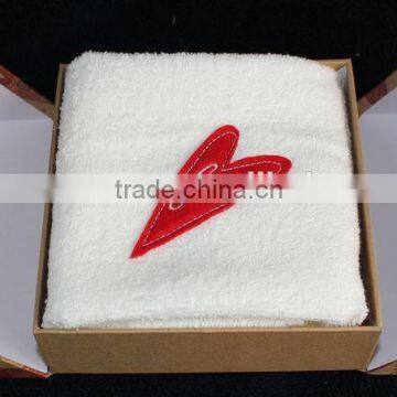 Promotional 100 cotton towel bath gift set towel with Custom logo