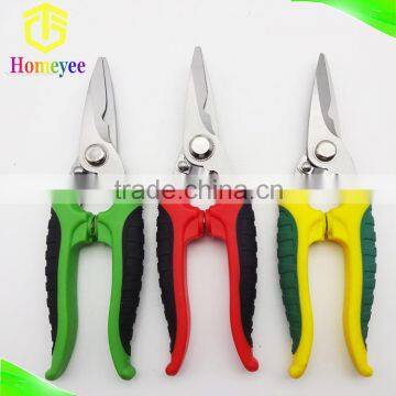 Professional electrician cable wire cutting scissors with spring