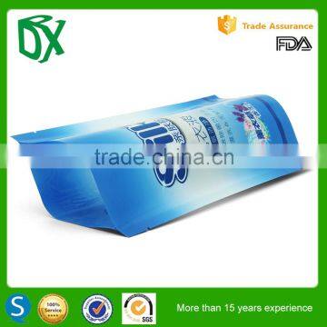 Stand up Zip Lock Top Bag Liquid Bag Bottom Gusset Plastic Package Bag photo-5