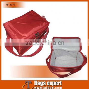 Cheap red PVC cooler bag