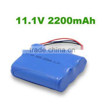 11.1V 2200mAh Li-ion battery