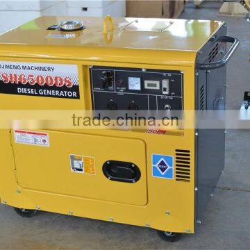 5 kva small diesel generator, silent type and open type