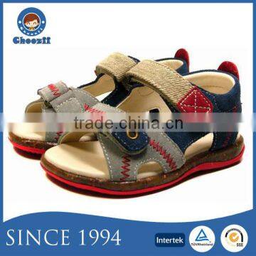 2016 Wholesale Summer Children Suede Leather Sandals With Buckle Strap