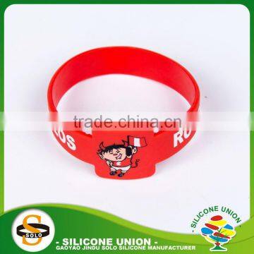 hot sale discount silicone bracelet 1 inch mosquito 100% silicone wristband