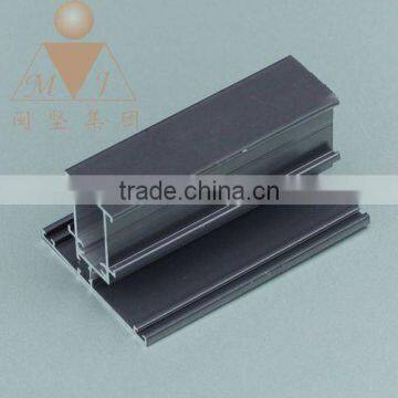 black anodized aluminum extrusion profile