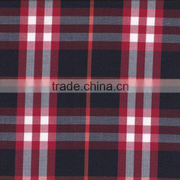 Custom Yarn Dyed Woven Polyester Mesh Twill Fabric for Shirts Dress Cloth photo-3