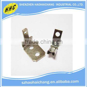 China customized punching stainless steel connector terminal