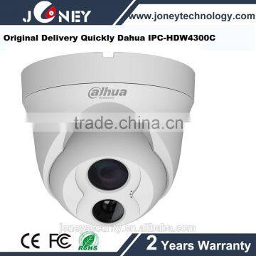 Plug and Play 3 Megapixel Dahua IPC-HDW4300C with 3.6mm fixed lens (2.8mm,6mm, 8mm optional)