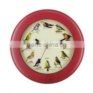 Wall Clock With Bird Sound YZ-3161MS-A