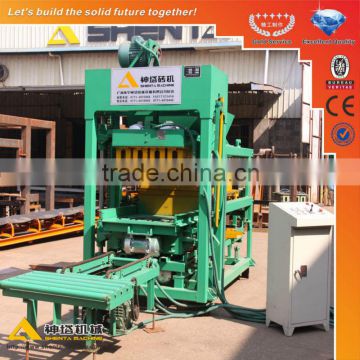 QTJ4-25 semi-automatic ecomaquinas concrete brick machine