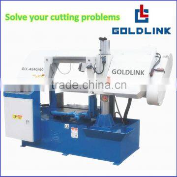 Horizontal double column semi automatic bandsaw