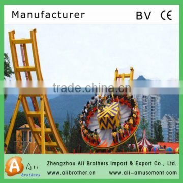 Most popular Outdoor playground equipments hot amusement rides Rotating flying UFO ride for sale