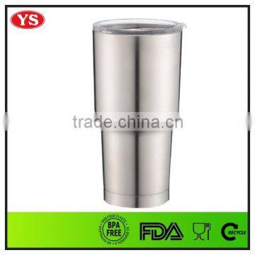 30oz double wall stainless steel vacuum cup with lid