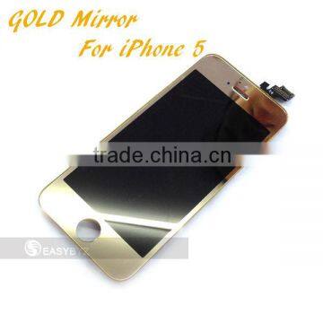 gold mirror conversion kit for iphone 5" lcd and digitizer