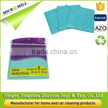 Disposable Microfiber Nonwoven Kitchen Cleaning Rags photo-3