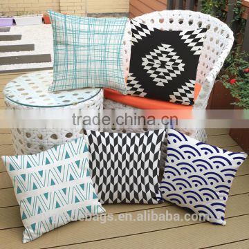 facncy geometry pillow covers