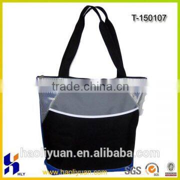 Fldable Non-woven zipper tote bag