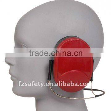 Neck type safety helmet earmuff