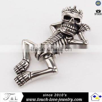 new arrival steel human skeleton pendant