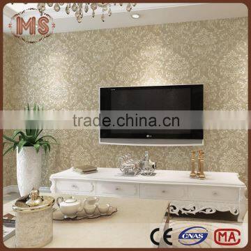 2016 3d beautiful wallpaper/hotel wallpaper metallic foiled