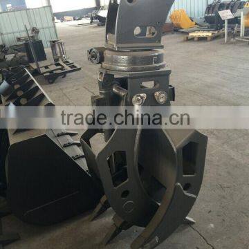 Customized PC490LC-11 Excavator Log Grapple, PC490 Wearable Log Fork for sale