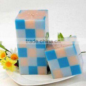 Flameless art pillar candles, decorative candles