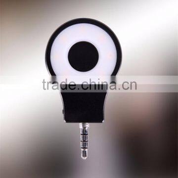 LED Video Light Camera Fill Light Cell Phone + Spotlight Flash(200mAh)