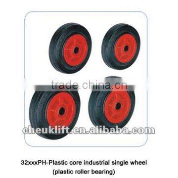 Plastic core industrial single wheel(plastic roller bearing) 32xxxPH caster