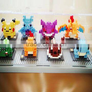 Plastic toys building bricks toys for preschool Pocket's Monster diamond blocks toys DE0262145