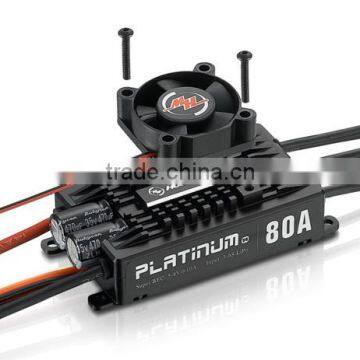 Hobbywing RC Aircraft System Platinum 60A V4 Brushless ESC Higher Driving Efficiency Longer Flight Time Lower ESC Temperature photo-5