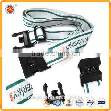 HOT SALE Factory direct sale luggage straps/polyester luggage belt with your logo