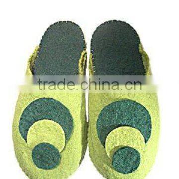 handmade felt slipper