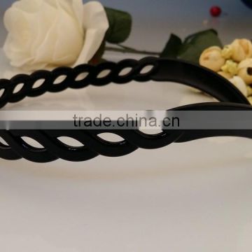 Hot sales cheap black braided hair head band