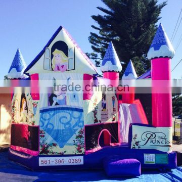 pink princess bouncy castle,inflatable bounce castle for hire