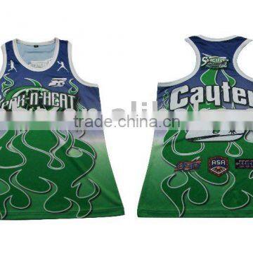 Sublimated fancy singlet