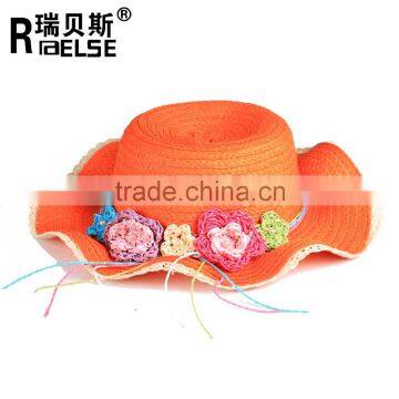 Fashion Straw Hat Promotion for Girl With Lace and Flower Hats for Women photo-4