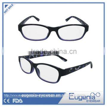 2016 Spring Hinge Unisex Black Frame Popular Reading Glasses photo-5